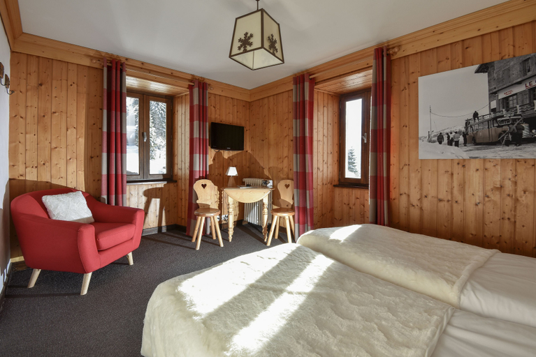 Bedroom 2, Chalet-hôtel Gai Soleil, Haute-Savoie