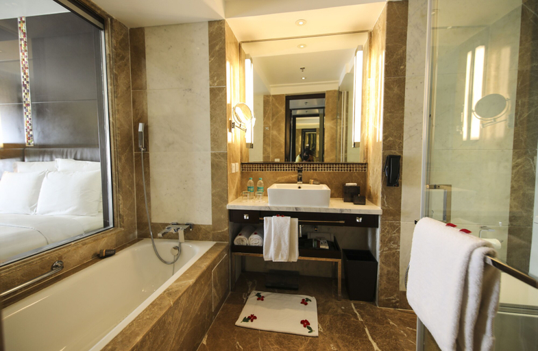 Bathroom 5, Jaipur Marriott Hotel, Jaipur