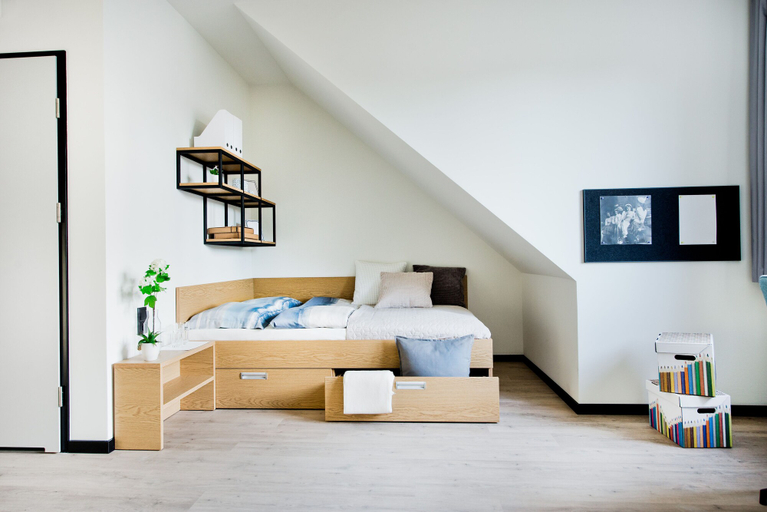Bedroom 2, YOUNIQ Gdansk - Campus Accommodation, Gdańsk City