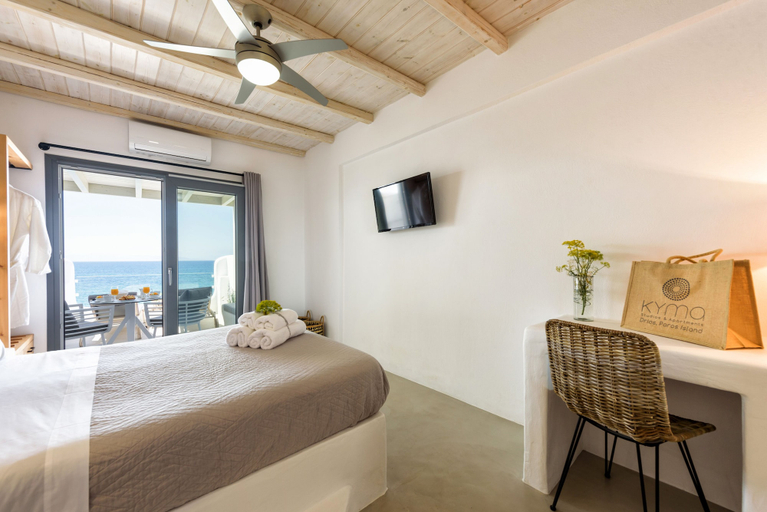 Bedroom 2, Blue Waves Suites & Apartments To Kyma, South Aegean