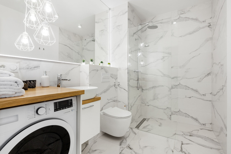 Bathroom 4, Frey Homes Waterlane Glamour &SPA, Gdańsk City
