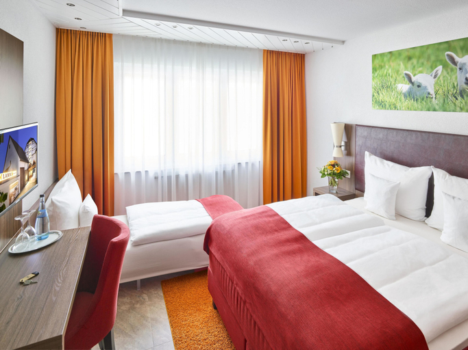 Bedroom 4, Hotel Restaurant Lamm, Esslingen