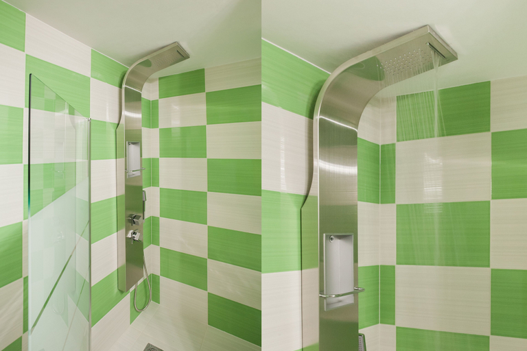 Bathroom 2, Central Safe Smart Apartment, Attica