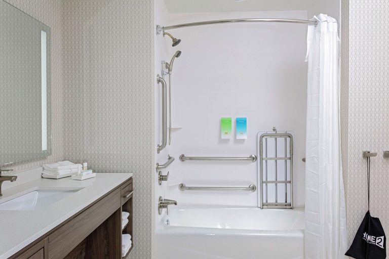 Bathroom 4, Home2 Suites by Hilton Salisbury, Rowan