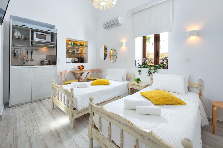 Bedroom 4, Lindos Citrin Suites, South Aegean
