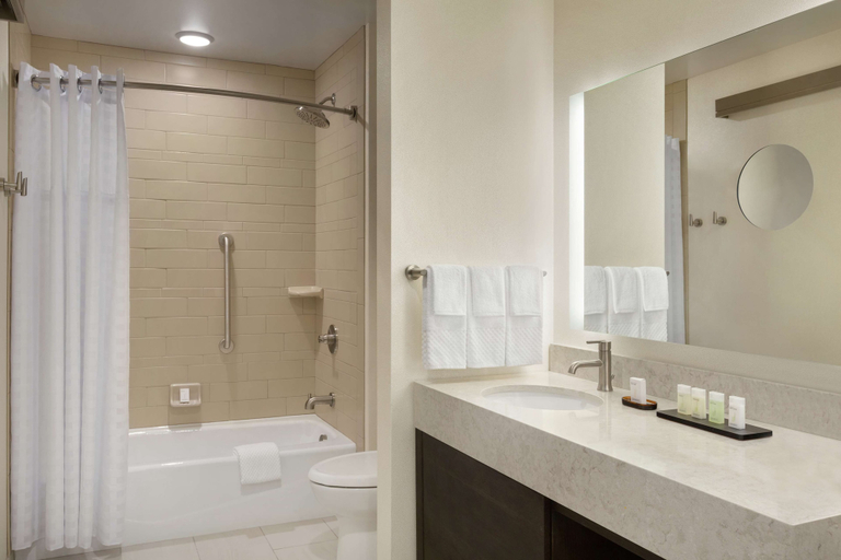 Bathroom 5, Embassy Suites by Hilton Syracuse Destiny USA, Onondaga