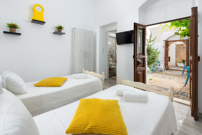 Bedroom 3, Lindos Citrin Suites, South Aegean