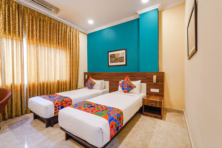 Bedroom 2, FabHotel Chris - Whitefield near KTPO & ITPL, Bangalore