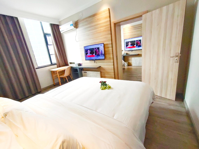 Bedroom 2, Hanting Premium Hotel Hangzhou Wenyi Road Cuiyuan, Hangzhou