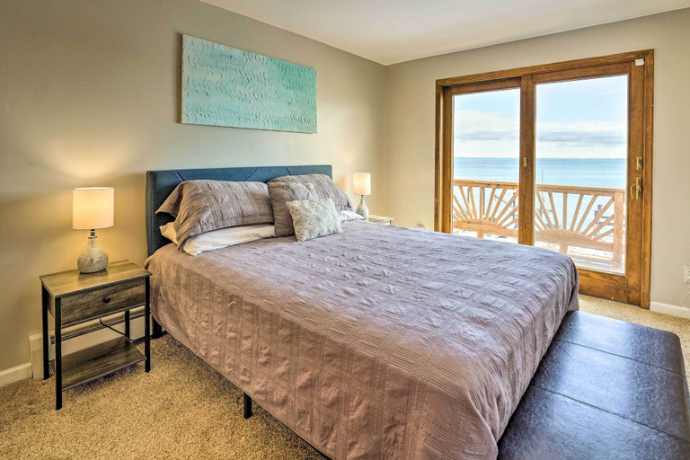 Bedroom 5, Anchor Bay Getaway on Lake St Clair With Dock!, Lake St. Clair