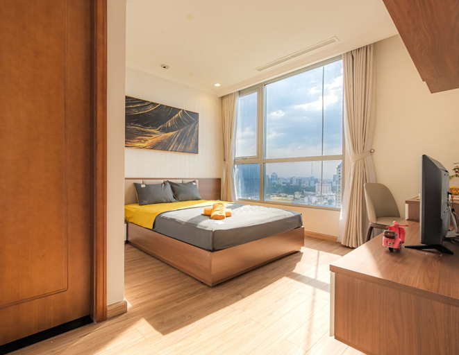 Bedroom 3, VINHOMES CENTRAL PARK - Saigon Apartment, Bình Thạnh