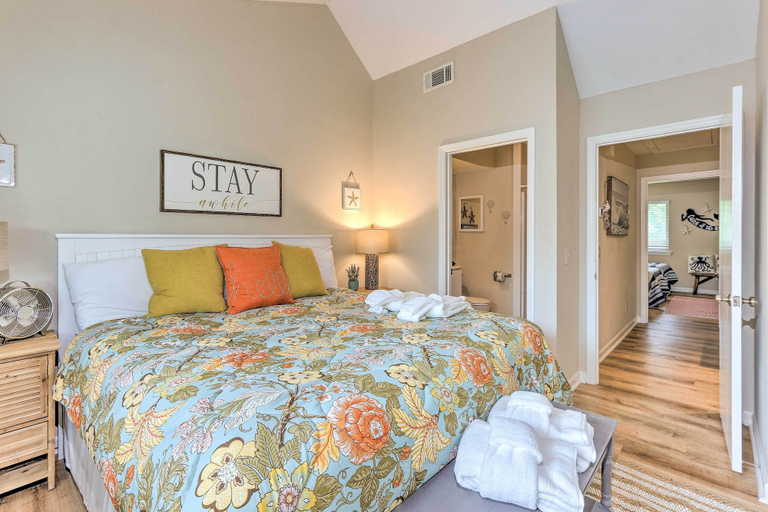 Bedroom 4, Family-Friendly Hilton Head Villa: Walk to Beach, Beaufort