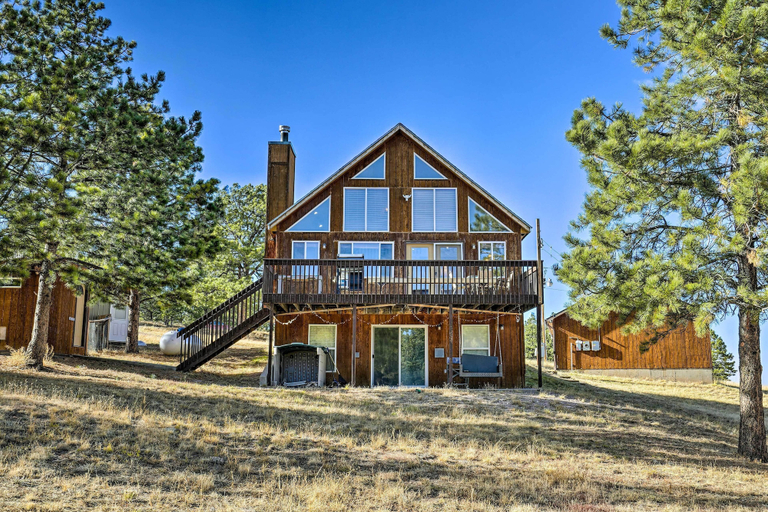 Exterior & Views 1, Westcliffe Mountain Retreat w/ Deck + Grill!, Custer