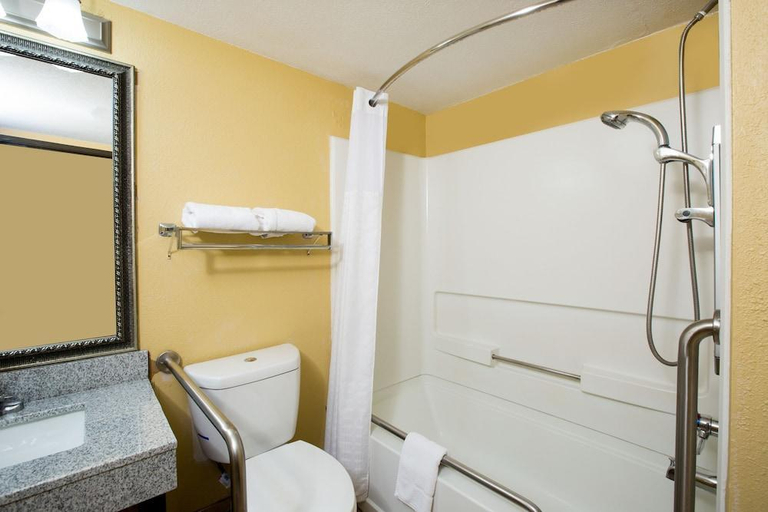 Bathroom 3, Super 8 Merriam Shawnee, Johnson