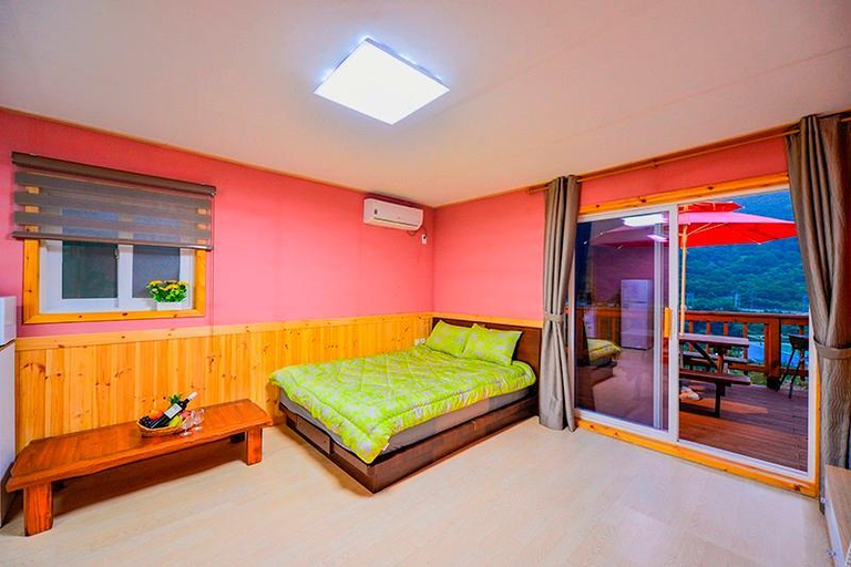 Bedroom, Gurye Seomjingang Panorama Pension, Gokseong