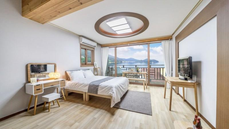 Bedroom, Geojedo Bay One Pension, Geoje