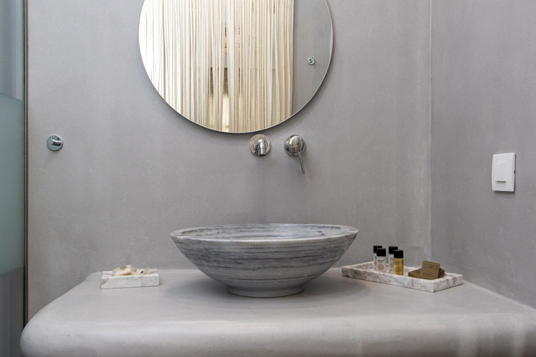 Bathroom 4, Hotel Villa Flora, South Aegean