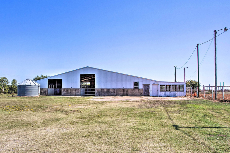 Exterior & Views 2, Ranch Getaway with Pool and Horse Stall Access!, Bryan