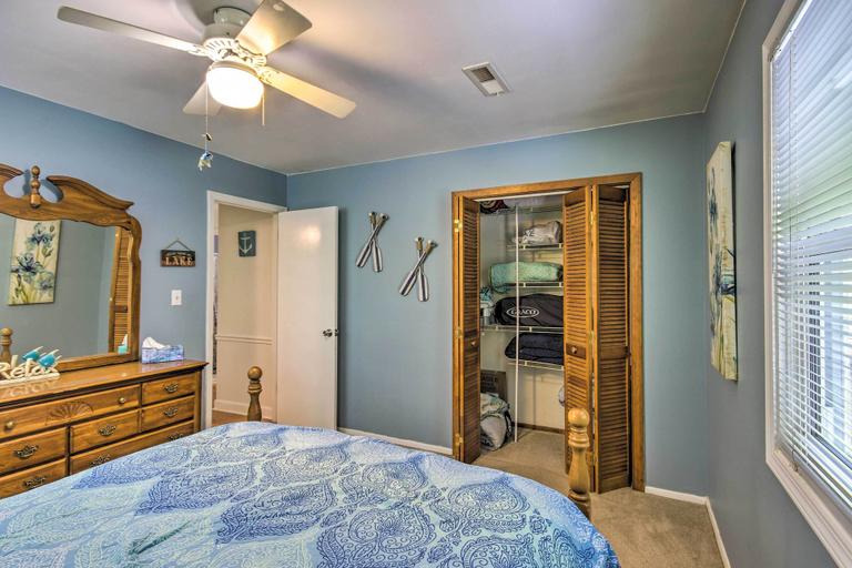 Bedroom 3, Lakeside Haven w/ Private Dock: Fish & Swim!, Abbeville