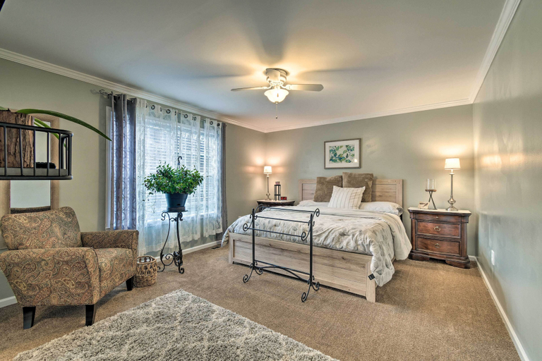 Bedroom 3, Lakefront Home w/ Deck, Fishing Dock & Canoe!, Madison