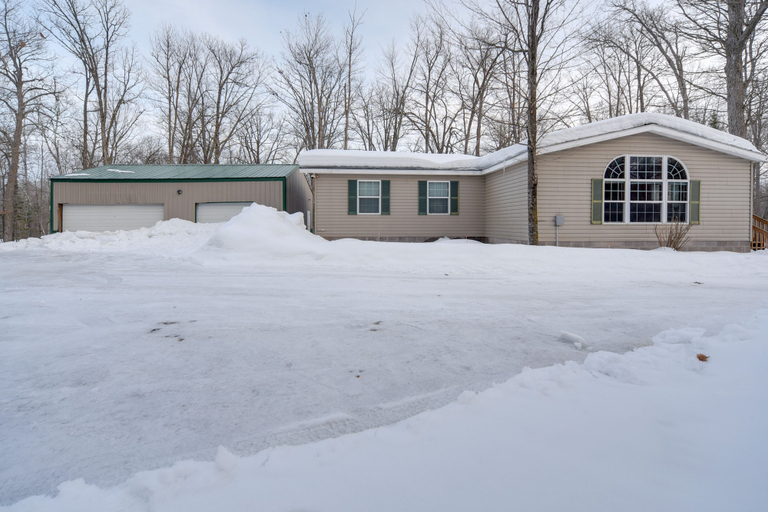 Exterior & Views 1, Tranquil Cabin Getaway Near Red Cedar Lake!, Barron