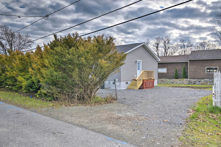 Exterior & Views 2, Lakefront Home w/ Deck, Fishing Dock & Canoe!, Madison