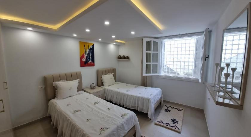 Bedroom 2, Appartements de luxe pres de la mer, Dar Chaabane El Fehri
