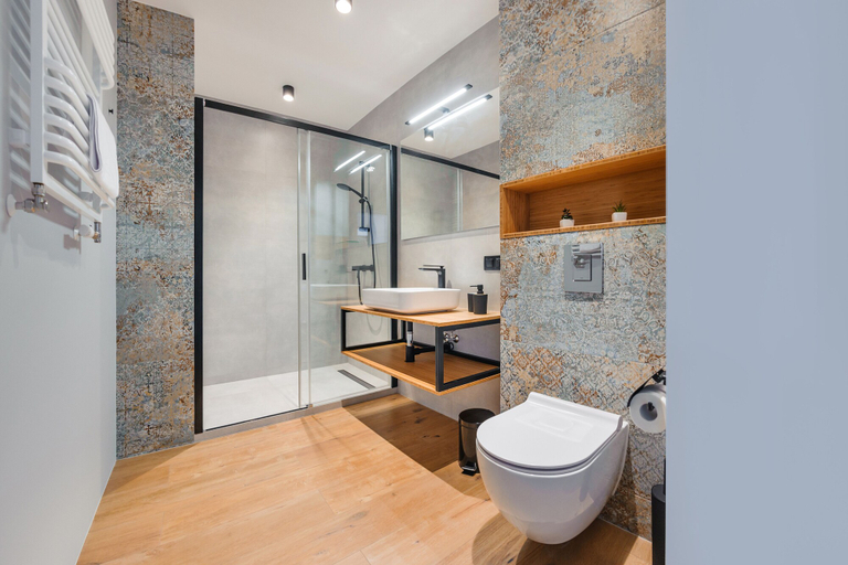 Bathroom 4, Apartamenty Sun & Snow Waterlane Island, Gdańsk City
