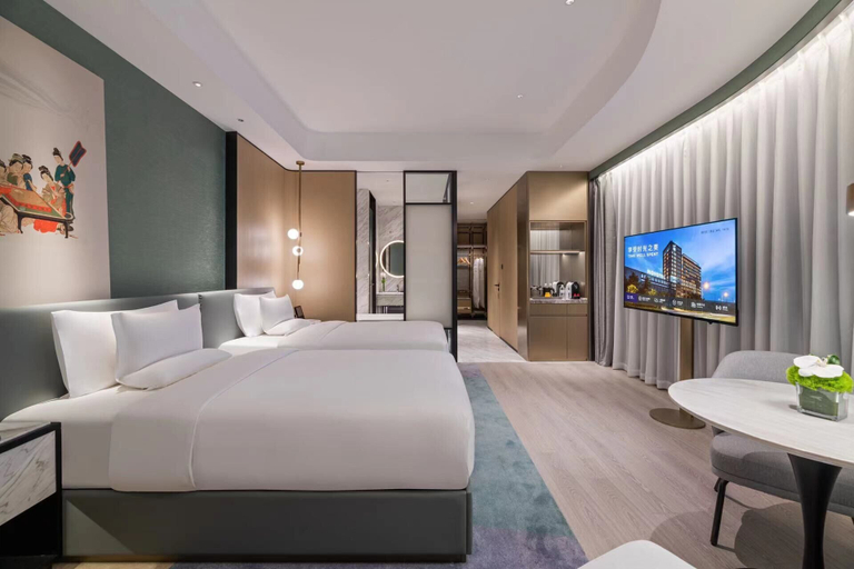 Bedroom 2, Novotel Shanghai Wanyuan, Shanghai
