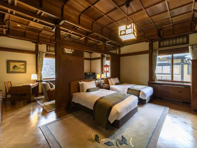 Bedroom 3, The Fujiya Hotel, Hakone