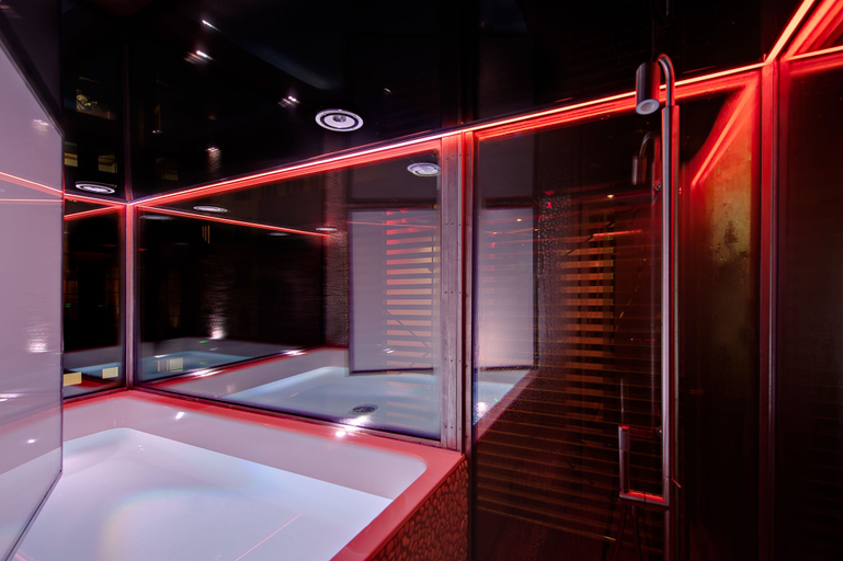 Bathroom 4, Backstage Boutique SPA Hotel, Visp