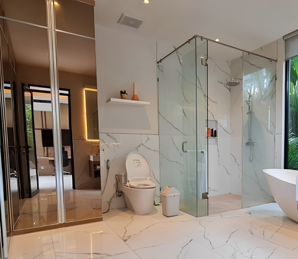 Bathroom 4, Villa Natta Ungasan Bali Indonesia, Badung