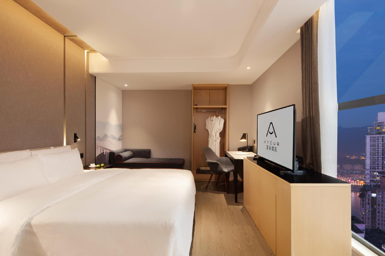 Bedroom 3, Atour Hotel (Chongqing Jiefangbei, Raffles Plaza, Riverview), Chongqing