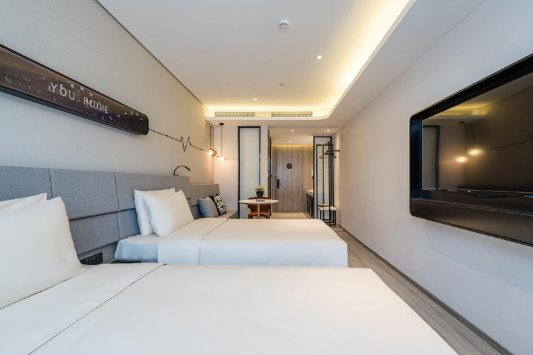 Bedroom 2, Atour Hotel Nanjing Confucius Temple Wudingmen Metro Station, Nanjing