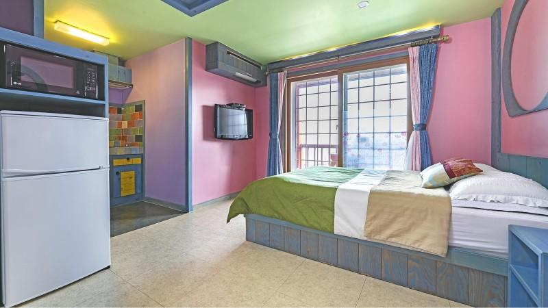 Bedroom 2, Five moon pensions in Gangneung, Gangneung