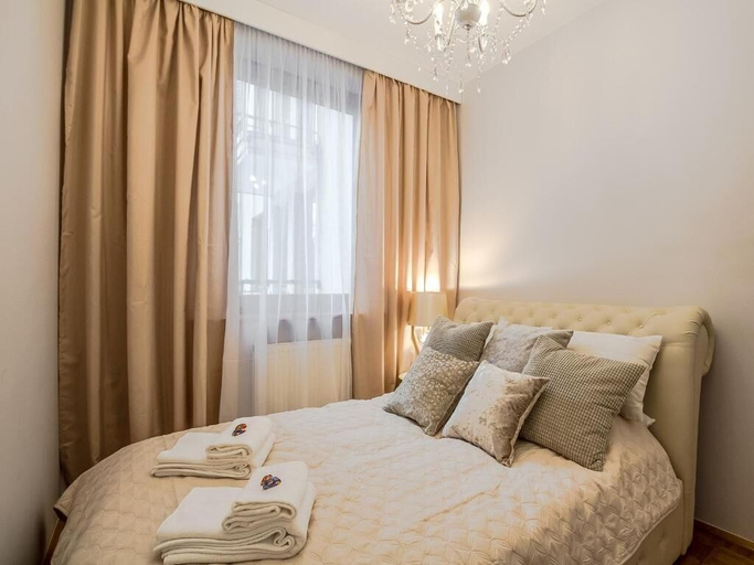 Bedroom, Apartment Skawińska A4You, Kraków City