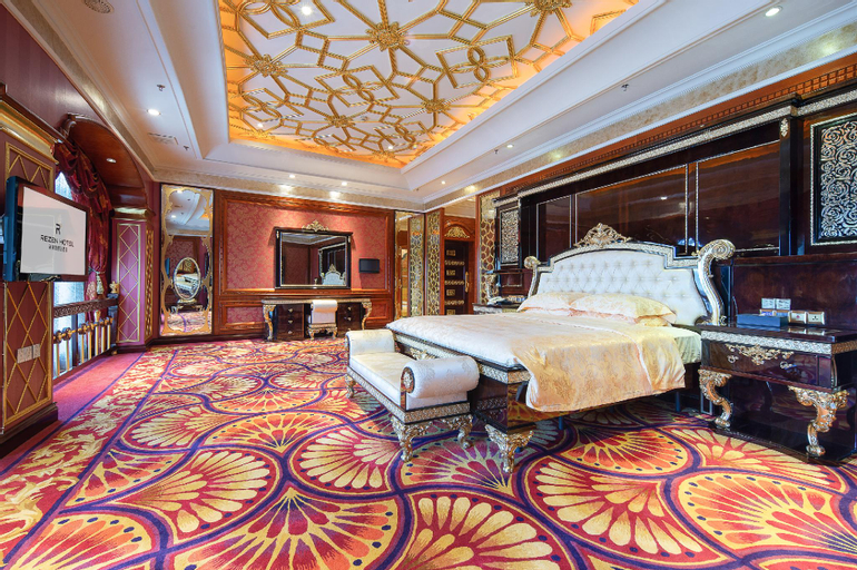 Bedroom 3, Rezen Hotel Zhuhai Gongbei Port Dilan Sili, Zhuhai