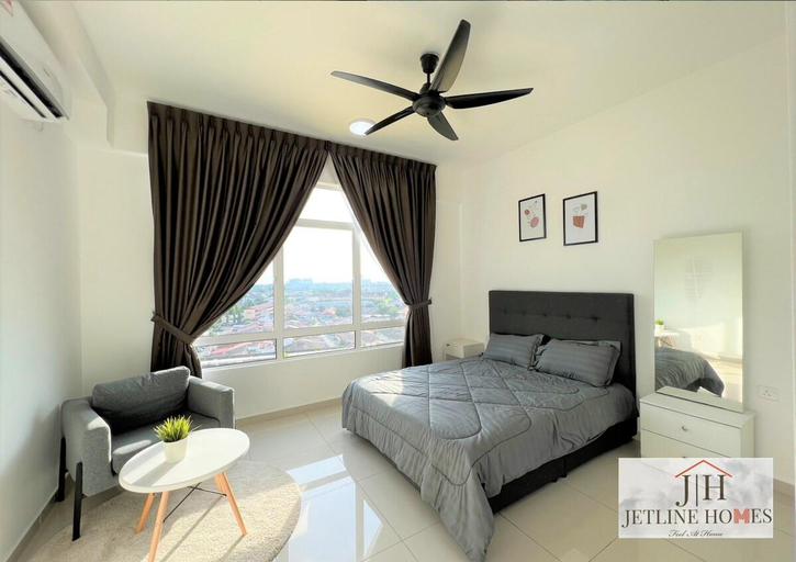 Bedroom 3, Melaka {Nova8 Suite} City-View/ 4Pax/ WIFI/tv-box, Malacca City