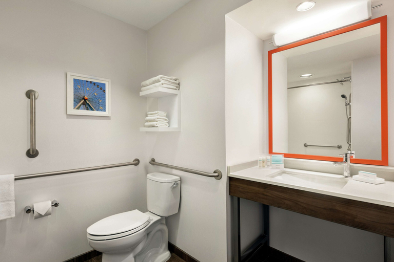 Bathroom 5, Hampton Inn & Suites Dallas-Mesquite, Dallas