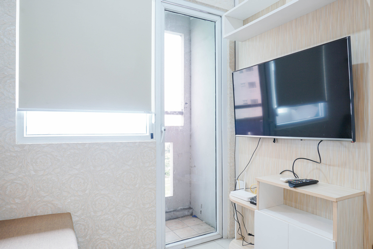 Others, Cozy and Minimalist 2BR Green Pramuka City Apartment above Shopping Center By Travelio, Central Jakarta