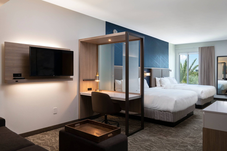 Bedroom 3, SpringHill Suites by Marriott Cape Canaveral Cocoa Beach, Brevard