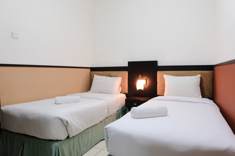 Bedroom 2, Simply 2BR (No Kitchen) at Apartment Marbella Suites Dago Pakar Bandung By Travelio, Bandung
