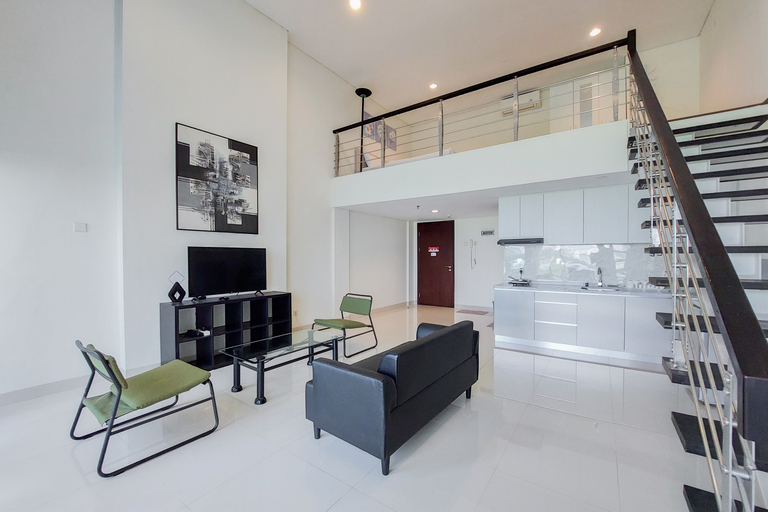 Nice and Fancy Studio Loft at Brooklyn Alam Sutera Apartment By Travelio, Tangerang