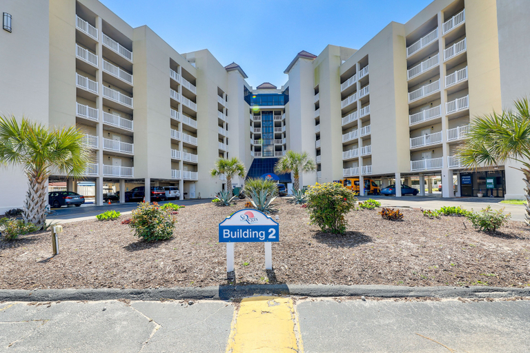 Exterior & Views 2, North Carolina Escape w/ Balcony & Pool Access!, Onslow