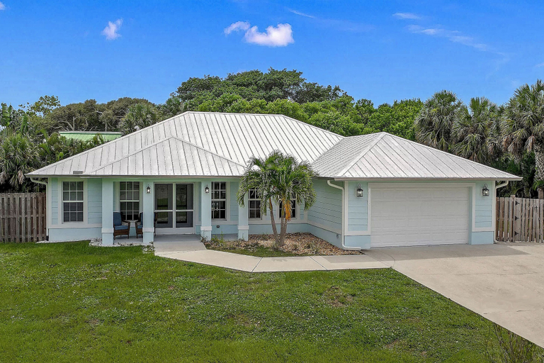 Exterior & Views 2, Private Pool & Steps to Ocean: Island Beach House!, Saint Lucie