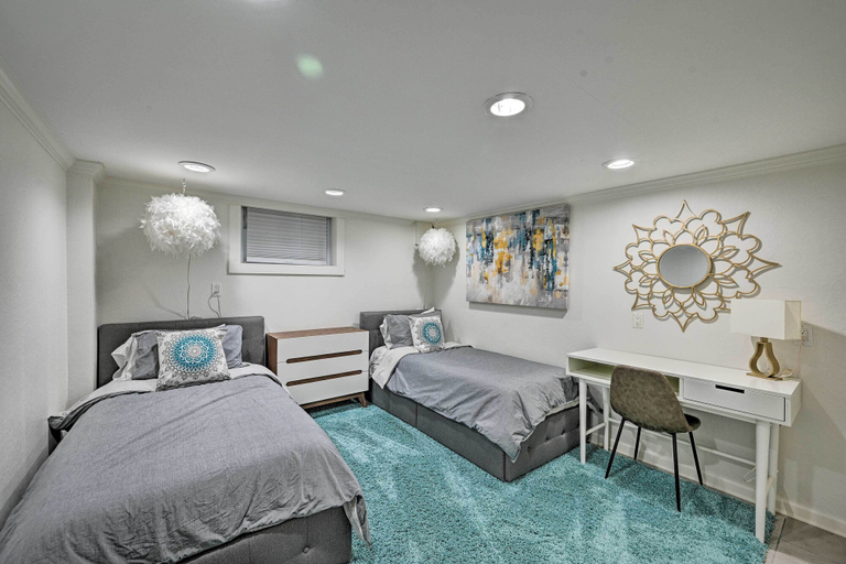 Bedroom 3, Chic House w/ Private Dock on Lake Hartwell!, Anderson