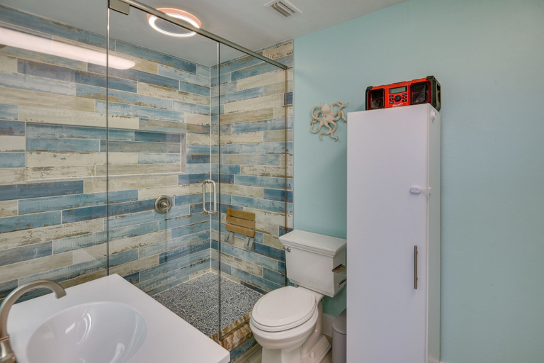 Bathroom 3, Riverfront Port Orange Home w/ Dock & Slip!, Volusia