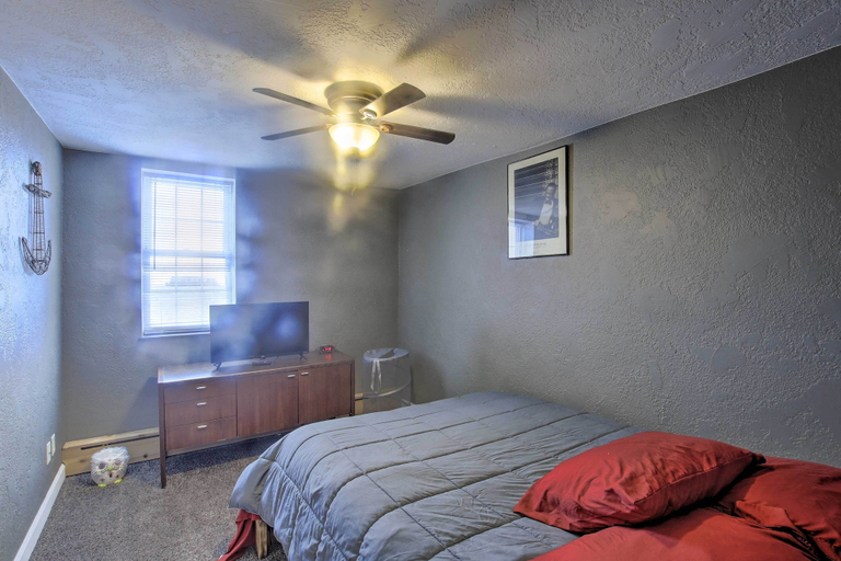 Bedroom 2, Spacious Sheboygan Home w/ Grill & Fire Pit!, Sheboygan