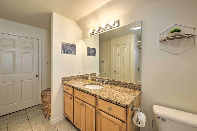 Bathroom 4, Brigantine Condo - Steps to the Ocean!, Atlantic