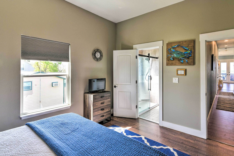 Bedroom 3, Waterfront Sargent House w/ Sparkling Pool!, Matagorda
